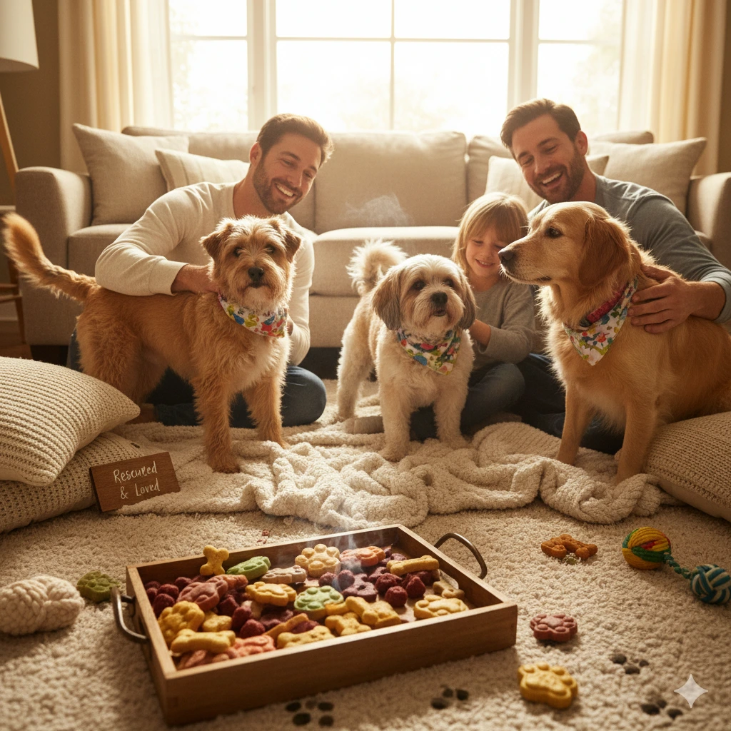 every treat has a tail stories of rescue dogs who found love (and snacks!)