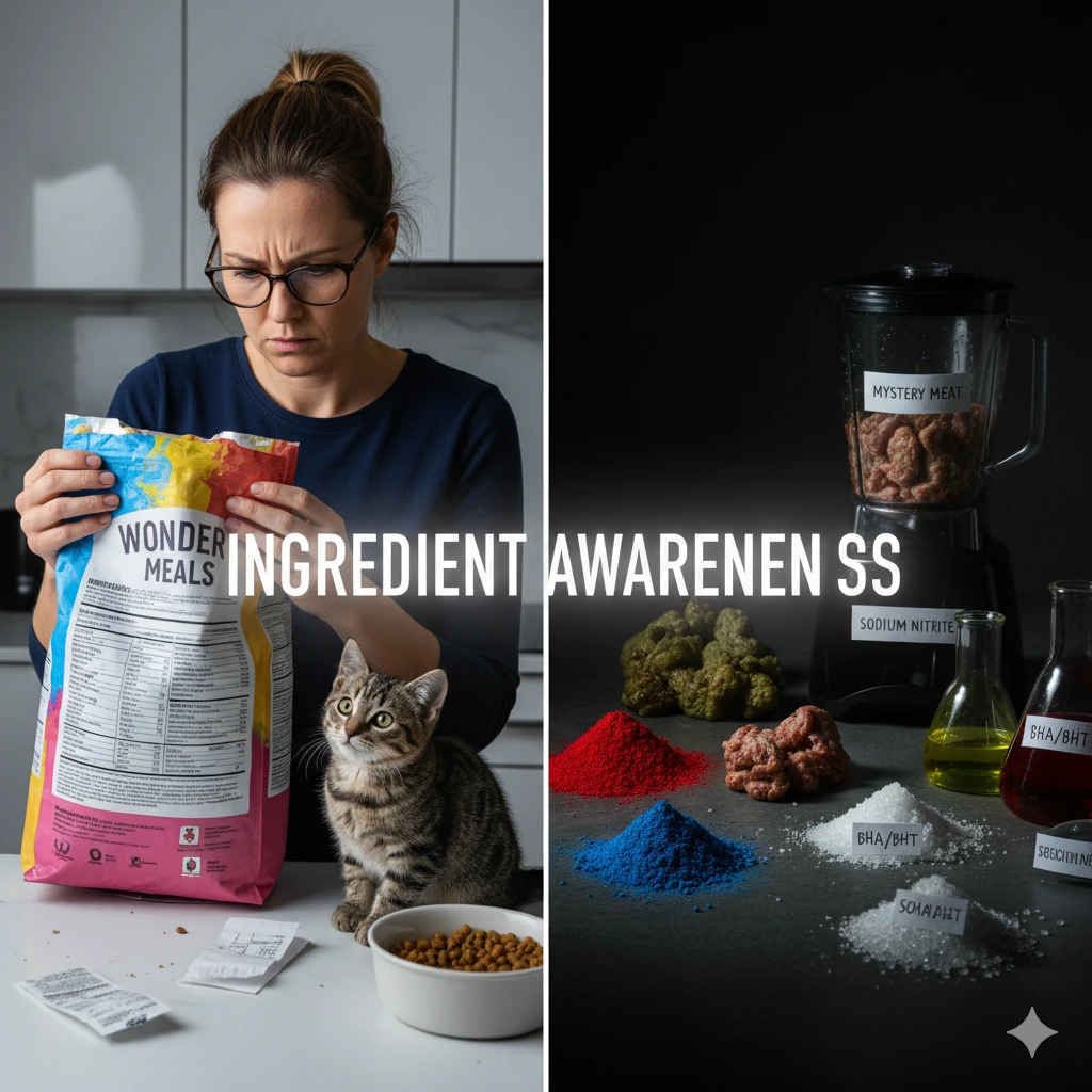 the hidden ingredients in store bought pet food that you should watch out for