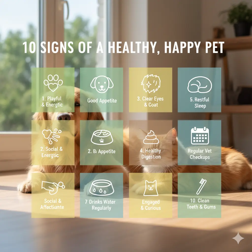 10 signs of a healthy, happy pet