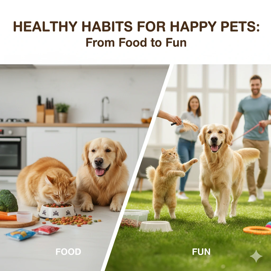 healthy habits for happy pets from food to fun