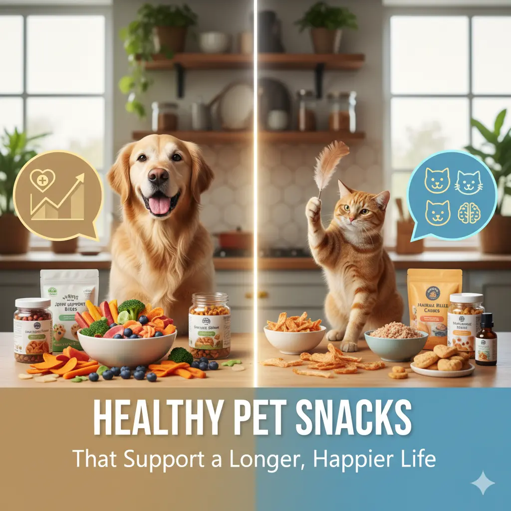 healthy pet snacks that support a longer, happier life
