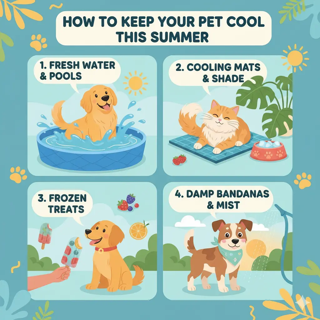how to keep your pet cool during summer