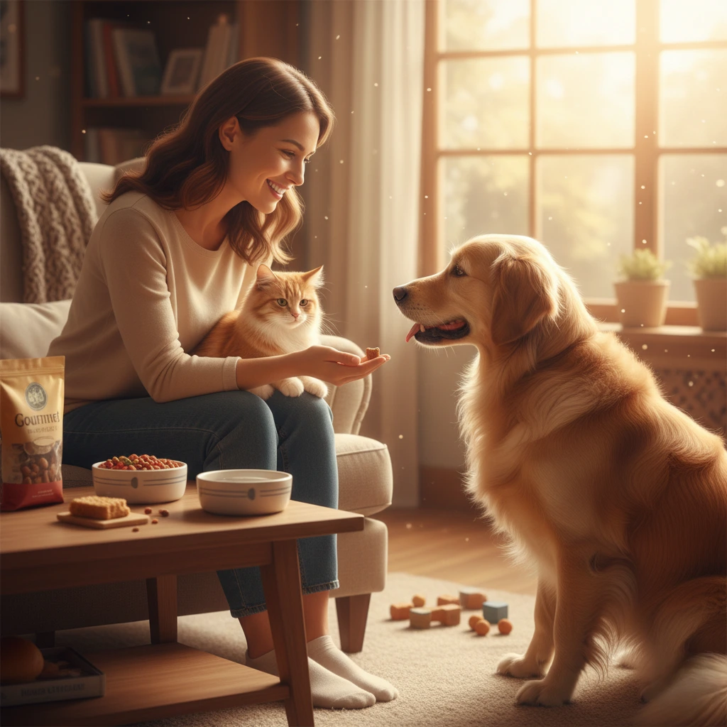 snack time strengthens the bond between you and your pet