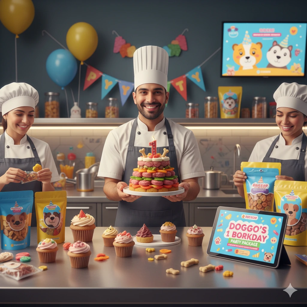 snacks & celebrations how cloud kitchens are catering to pet birthdays