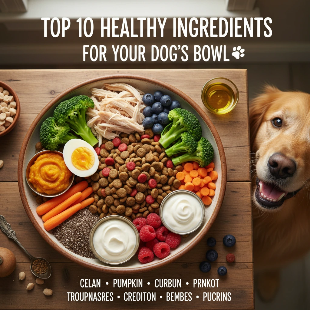 top 10 healthy ingredients you can add to your dog’s bowl