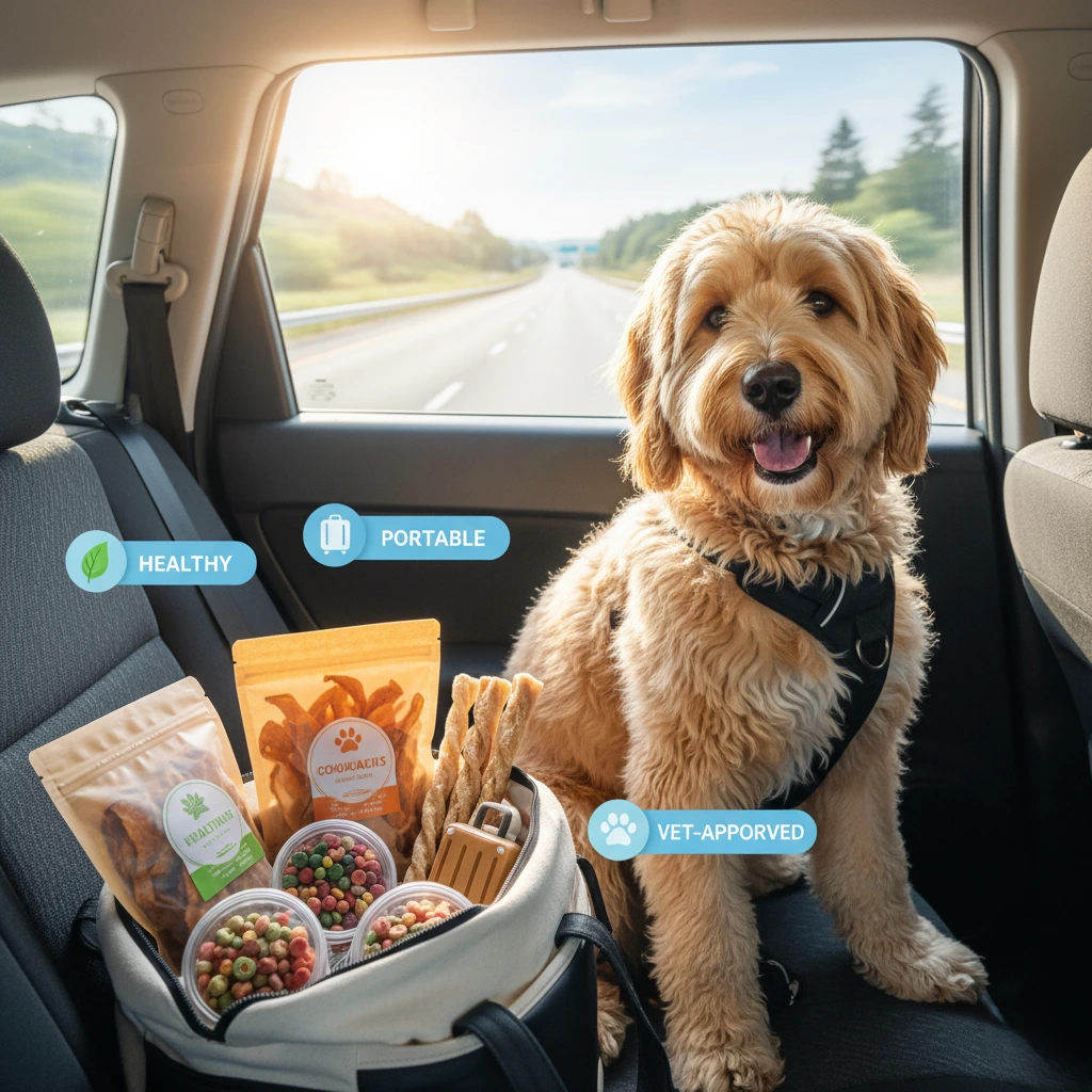 travel friendly dog snacks for road trips