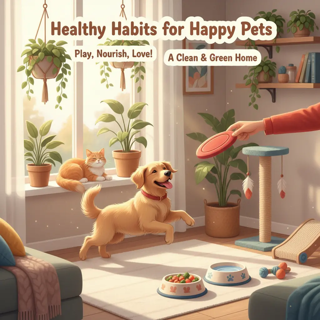 how to keep your pet healthy and happy at home