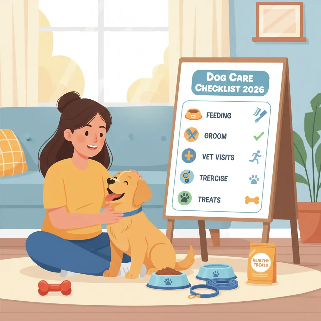 dog care checklist for new pet parents in 2026
