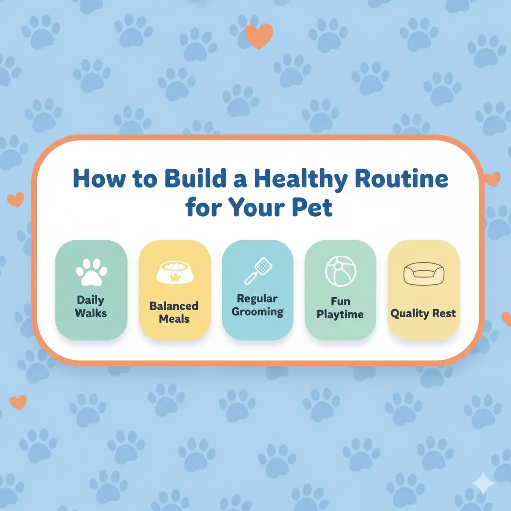 how to build a healthy routine for your pet