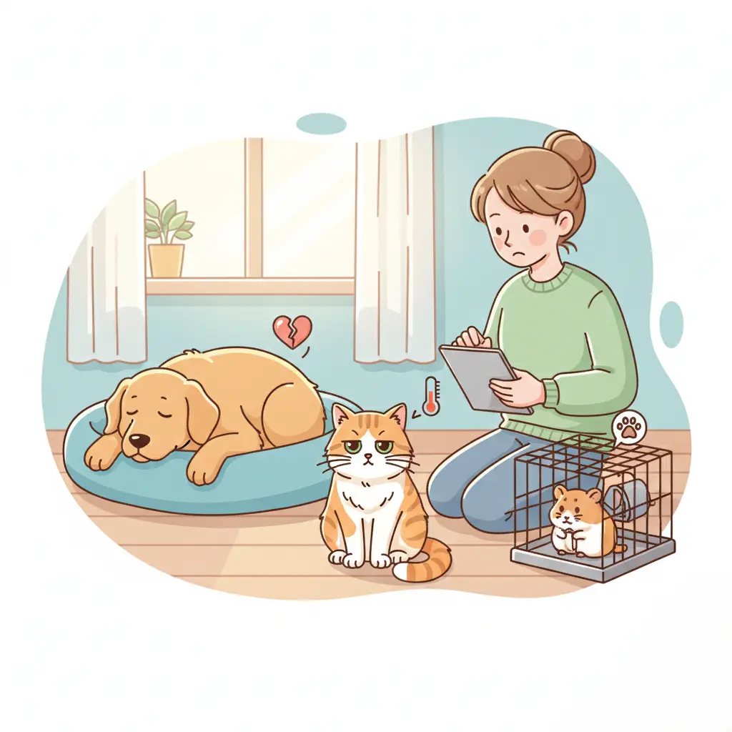 how to recognize signs of illness in your pet