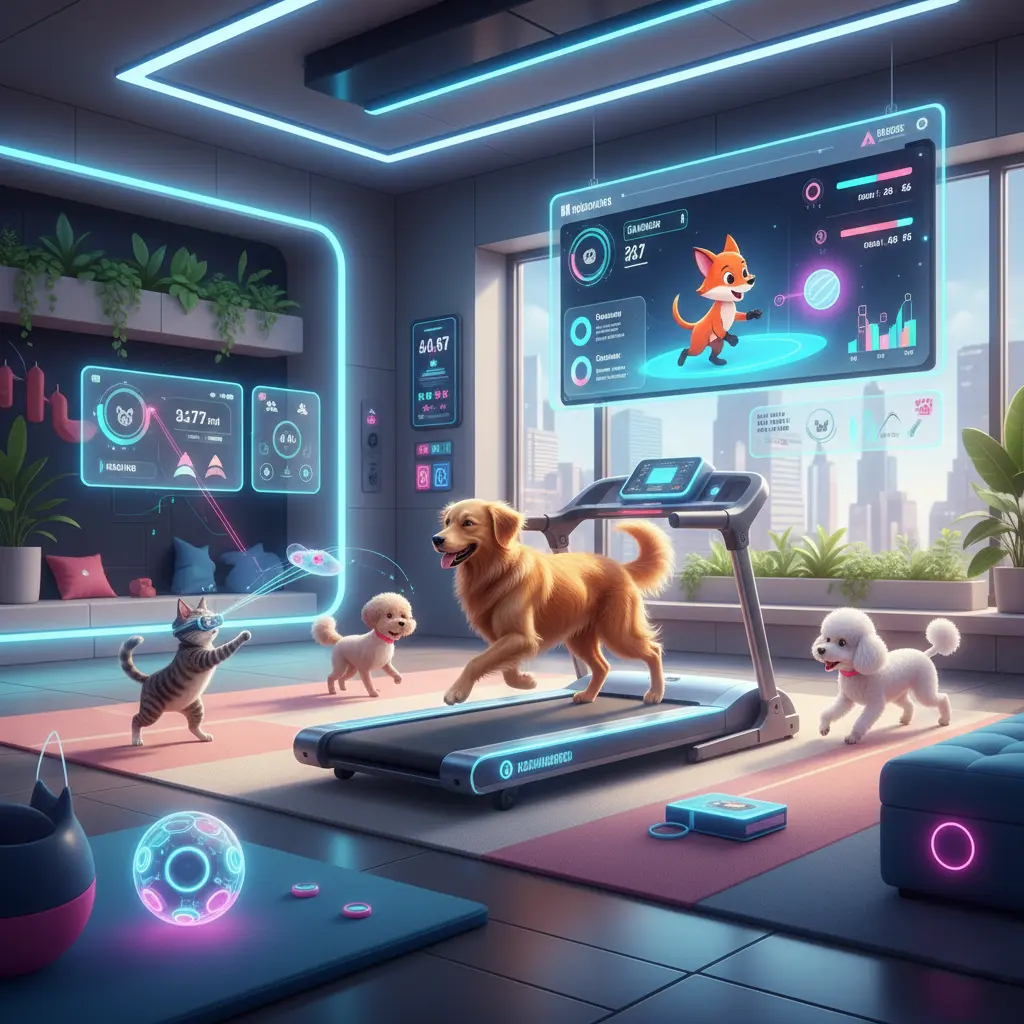 interactive toys, pet treadmills, and virtual play sessions the future of pet entertainment