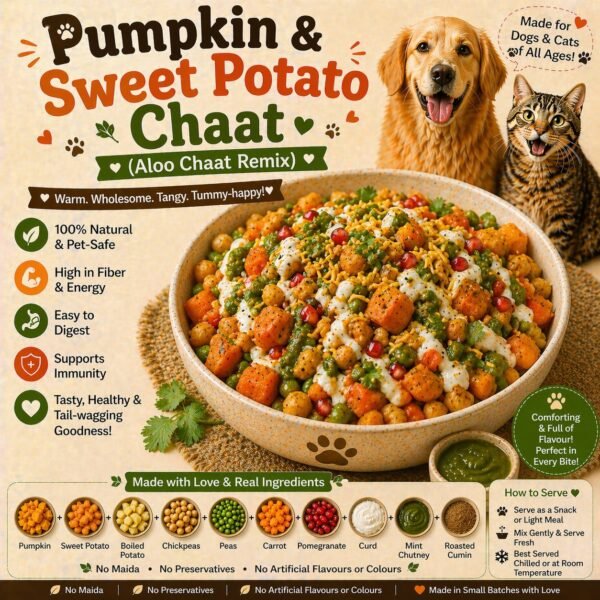 Pumpkin & Sweet Potato Chaat (Aloo Chaat Remix)
